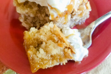 Grandma's Apple Cake makes a delicious dessert or breakfast cake.
