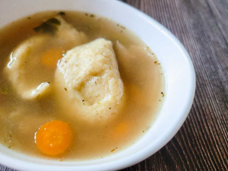 This homemade Chicken Soup with Dumplings is easier to make than you might think!