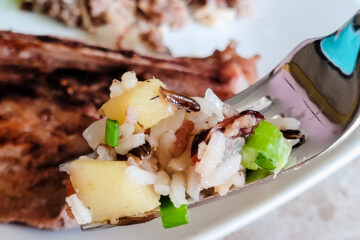 Autumn's Bounty Wild Rice is a quick and easy side dish that pairs well with chicken, pork, or beef.
