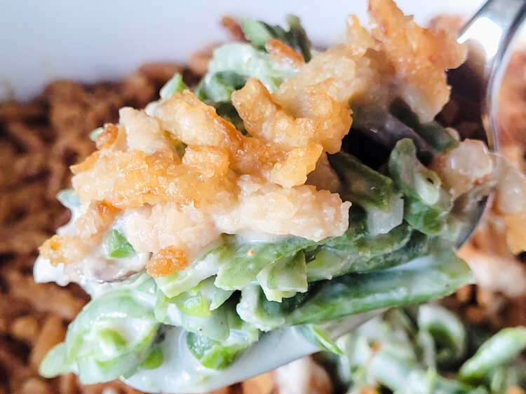 Green bean casserole is even more delicious without canned soup!