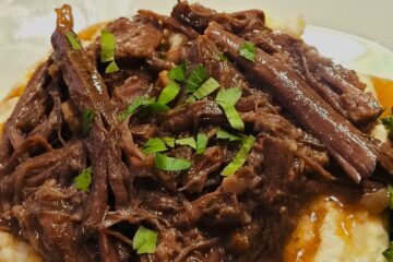 Mississippi Pot Roast is a uniquely flavored slow cooker dish that is keto-friendly.
