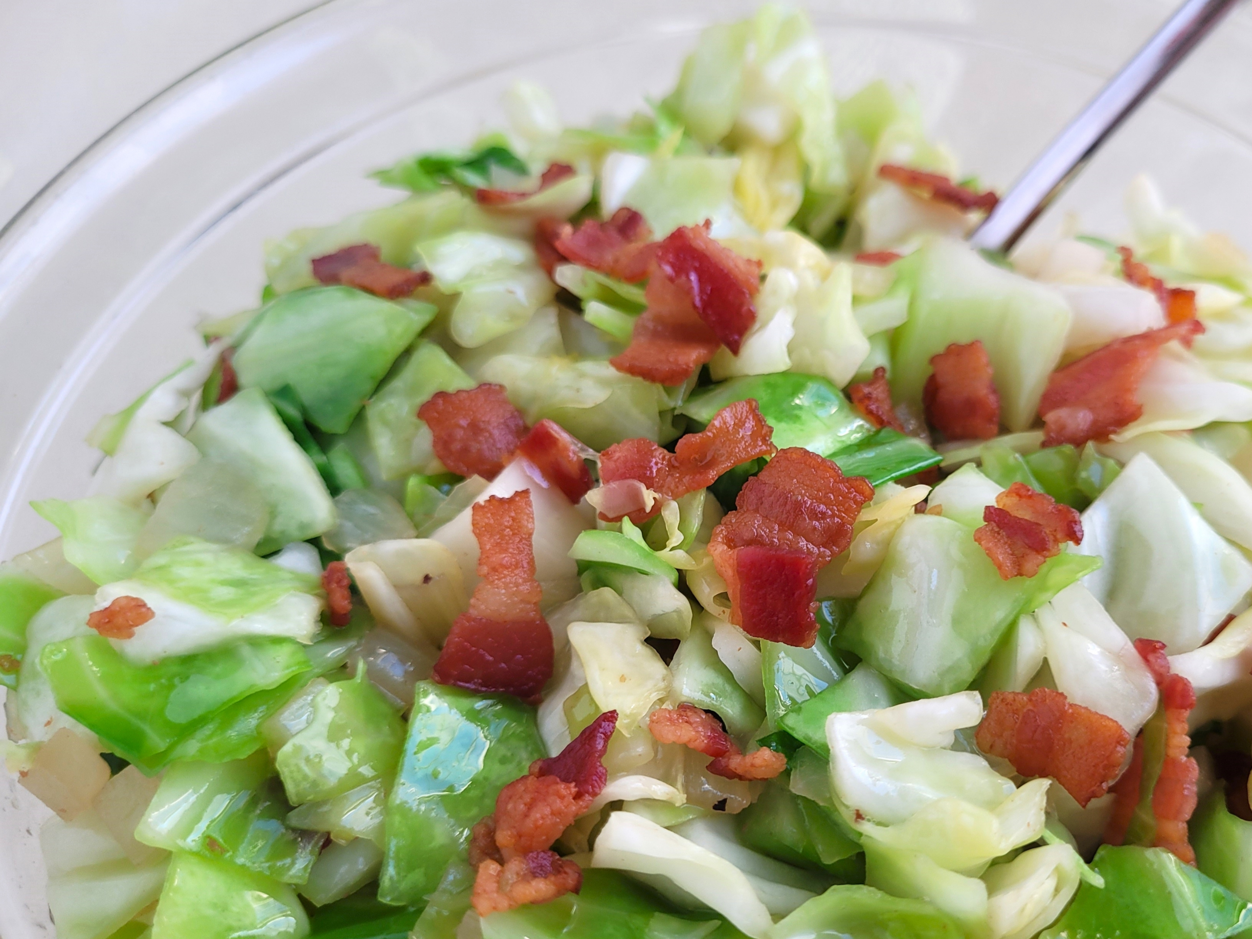 Enjoy this sauteed cabbage with bacon this St. Patrick's Day.