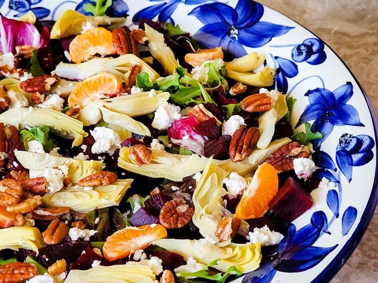 This salad can be used as a main dish or as a healthy side.