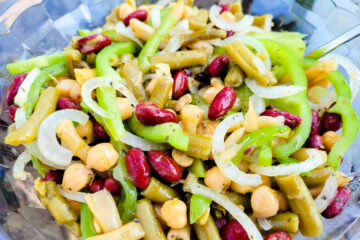 This easy salad side dish is perfect for taking to potlucks and bbq parties.