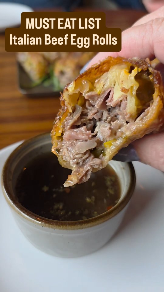 Dinner at Warren's Ale House in Wheaton was exactly what I needed: delicious flavors and cold brews served in a warm, friendly setting. It was the kind of meal that I love to share! 

We started with their locally famous Italian Beef Egg Rolls, as featured as a best mash-up on WGN TV's @chicagosbesttv. The outside was crisp like any good egg roll, but inside was a well-balanced blend of Italian beef, queso, Monterey Jack, and giardiniera. It was literally all the savory goodness of Italian beef in a crispy egg roll, even with au jus if you like your beef wet...IYKYK

@warrensalehouse is known for their large selection of beers om tap, featuring many local breweries. We kept our drinks Chicago-brewed with Freedom Lemonade, a fruited sour from @revbrewchicago, and Juicy Beer for Burgers, an American pale ale from @offcolorbrewing. That one was perfectly named for our order, lol. Both were delicious, and of the high quality we've come to expect from both breweries.

For our entrees, we had the Black and Blue Burger, an 8-ounce Angus patty with caramelized onions, mushrooms, blue cheese dressing, steak sauce, and arugula on marbled rye. We added bacon and enjoyed it with a side salad. That burger SLAPPED! Cooked beautifully with pink in the center, it was well-seasoned with toppings that delighted the taste buds.

We also enjoyed the Big Dipper Grilled Cheese, which pairs braised short rib with a trio of cheeses: pepper jack, brie, and fontina, captured between slices of toasted sourdough. This was the grilled cheese to top all grilled cheese sandwiches! That short rib MELTED in our mouths and offset the cheese combination beautifully. Don't miss the tomato bisque for dipping! That takes this sandwich to another level.

Warren's Ale House is family friendly with a great vibe. Whether you're watching the game or gathering around the table with the people you love, Warren's is exactly what you need!
.
.
.
#warrensalehouse #italianbeefeggrolls #cswdumplings #chicagobeer #wheatonrestaurants