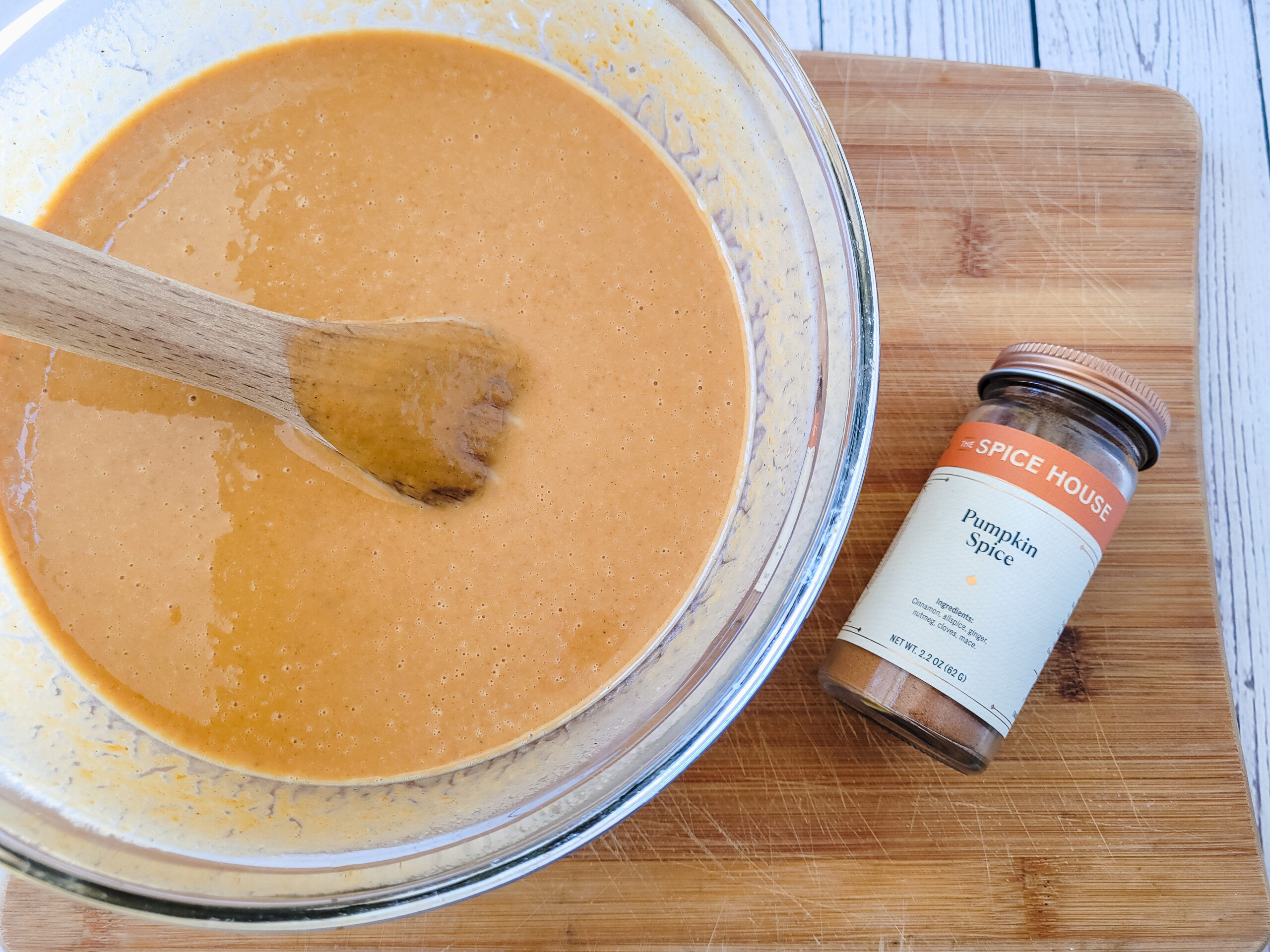 Gradually add evaporated milk.