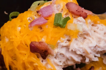 Slow Cooker Crack Chicken is an easy and filling recipe.
