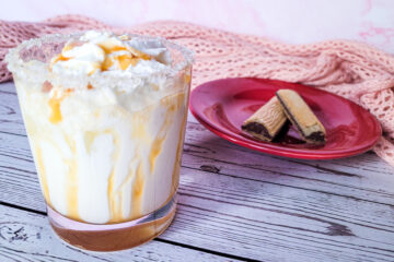 Caramel vodka, rumchata and cream make a sweet cocktail for Valentine's Day