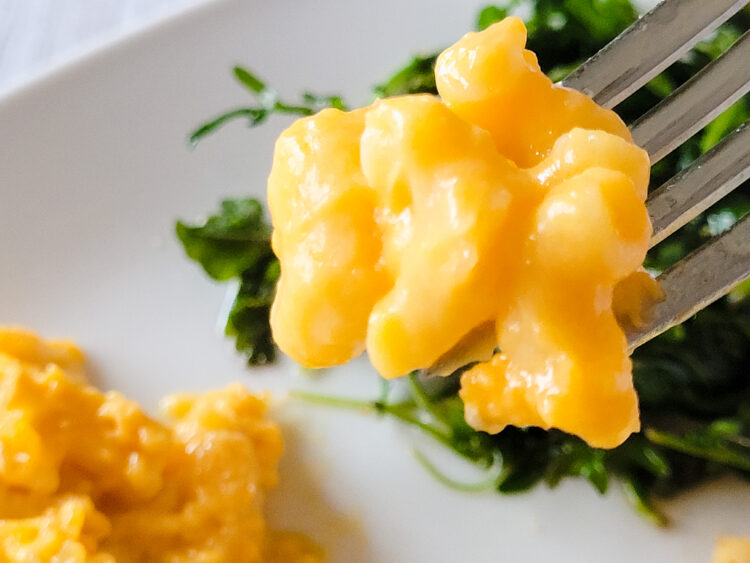 Macaroni and Cheese can't get any easier with this dump-and-bake style recipe.