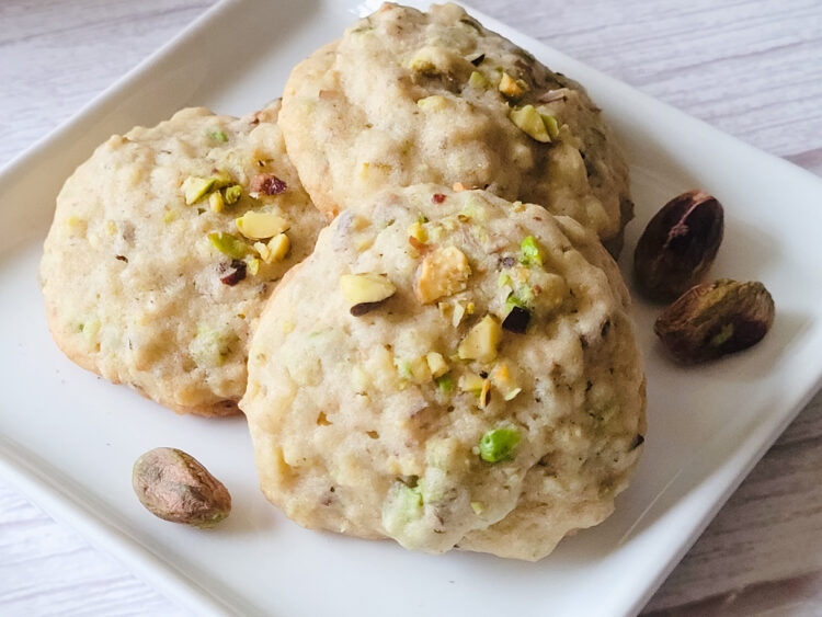 Try substituting any other nut for pistachio in these cookies.