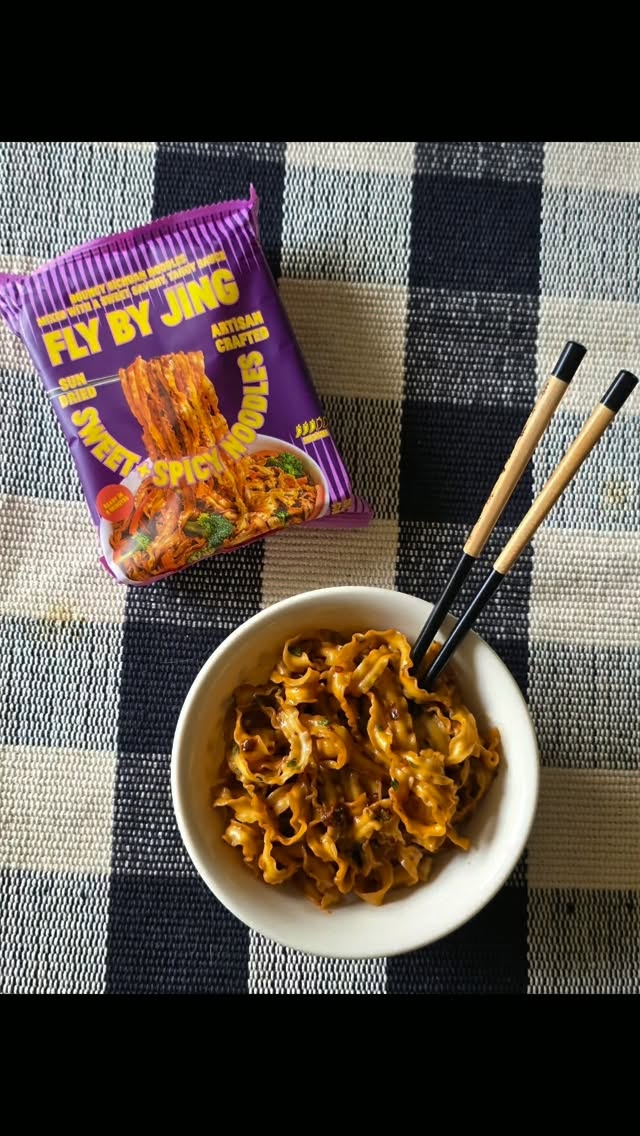 Six minutes on the stove and dinner tastes like it came from your favorite restaurant!

I'm obsessed with the sweet and spicy Sichuan noodles from @flybyjing right now. 

Sun-dried, springy, and packed with umami, they hit you first with sweetness and then settle into a slow burn of heat that keeps you coming back for another bite.

Boil for six minutes, toss with the included sauces, and you have a bowl that tastes far more complicated than it actually is!

Use code CHICKENSOUPWITHDUMPLINGS for 10% off at flybyjing.com/collections/shop, or find the link in my TapBio to stock up for fall.

#ad @flybyjing #Flybyjingpartner #PerfectBiteChallenge #cswdumplings #genx